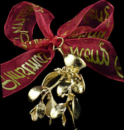 24Kt Gold Mistletoe from the 24Kt Gold Mistletoe Society!