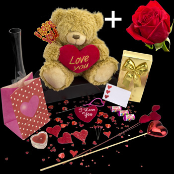 A Single Red Rose and a Big Treat