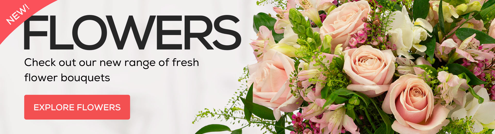Check out our range of fresh flower bouquets