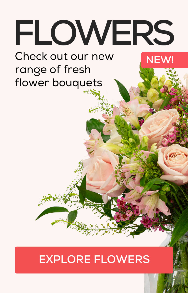 Check out our range of fresh flower bouquets