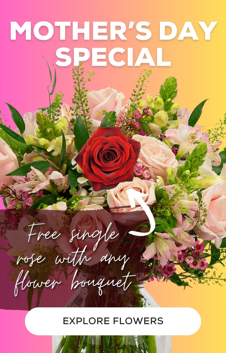Check out our range of Mother's Day fresh flower bouquets