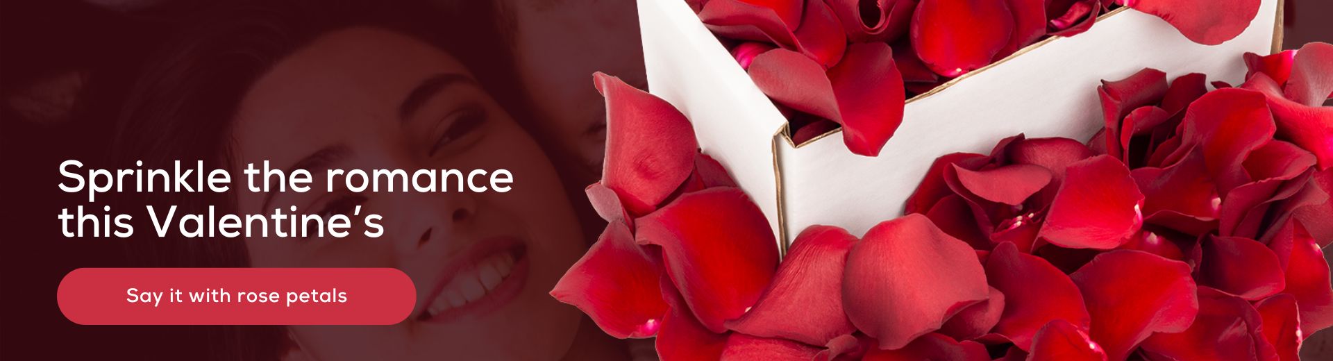 Send rose petals this Valentine's Day