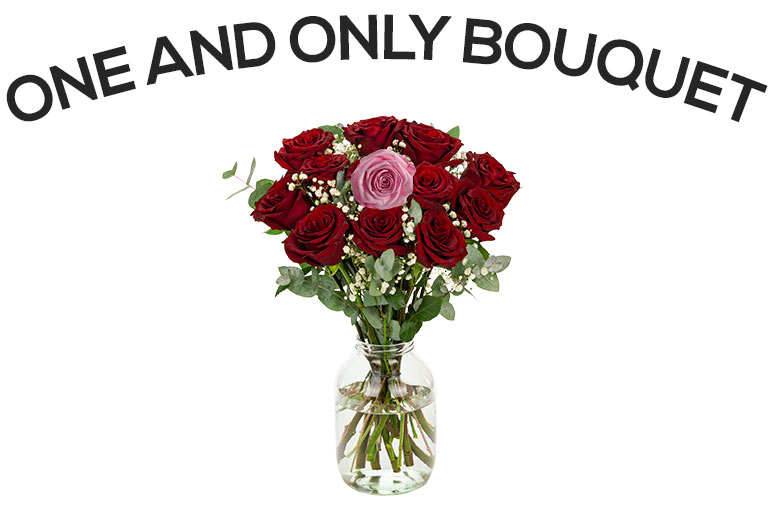 Switch one rose with another in the colour of your choice.