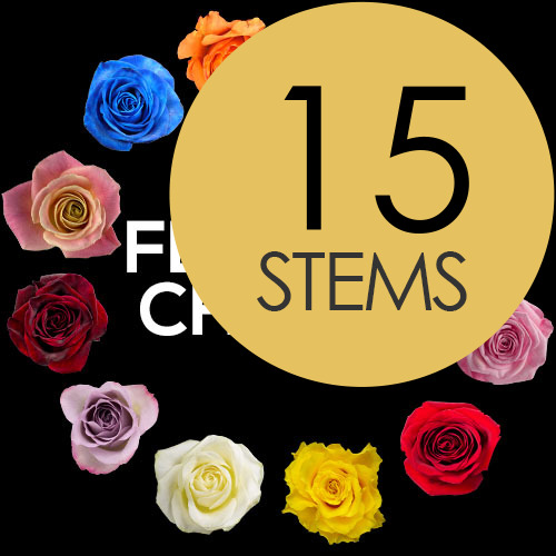 15 Florist Choice Roses