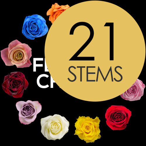 21 Florist Choice Roses