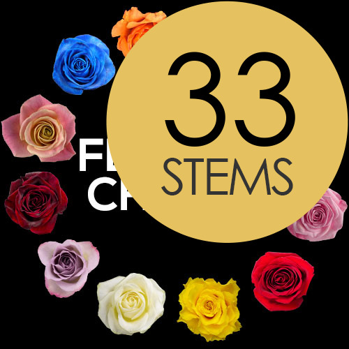 33 Florist Choice Roses
