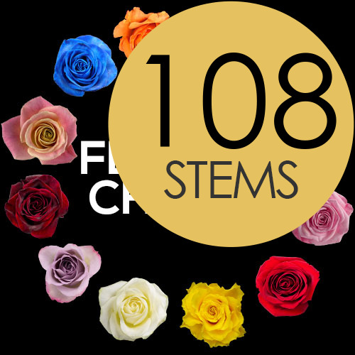 108 Florist Choice Roses