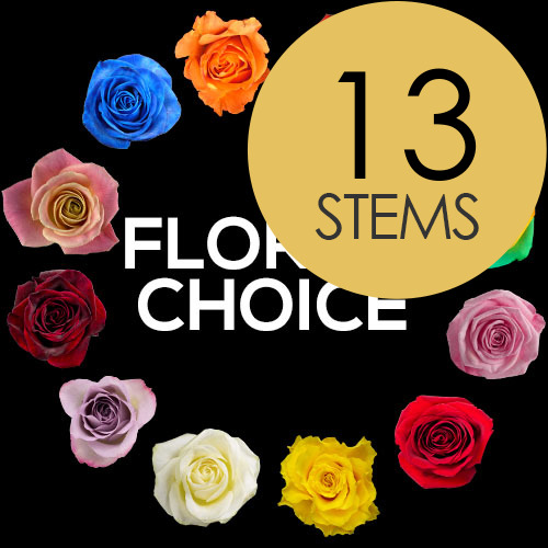 13 Florist Choice Roses