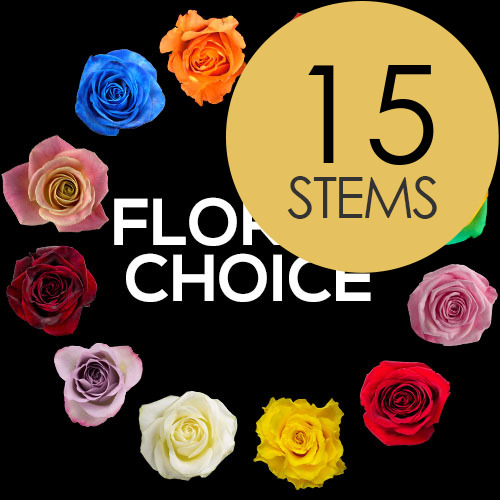 15 Florist Choice Roses