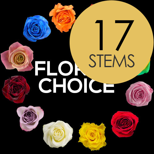 17 Florist Choice Roses