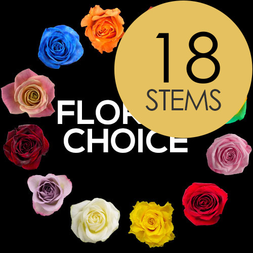 18 Florist Choice Roses