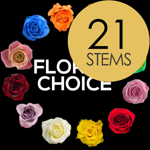 21 Florist Choice Roses