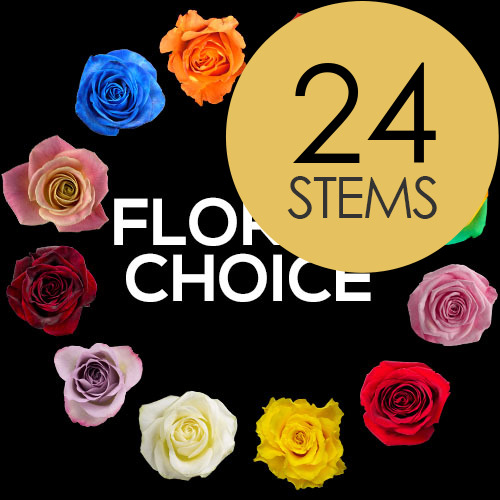24 Florist Choice Roses