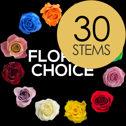 30 Florist Choice Roses