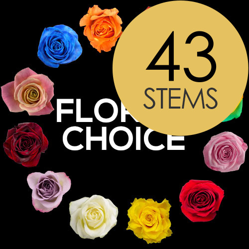 43 Florist Choice Roses