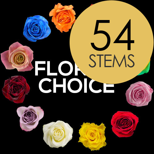 54 Florist Choice Roses