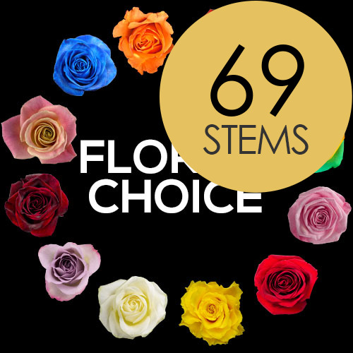 69 Florist Choice Roses
