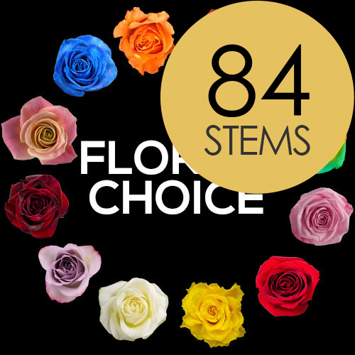 84 Florist Choice Roses