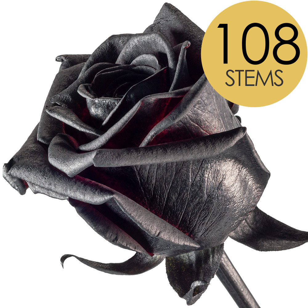 108 Black Roses