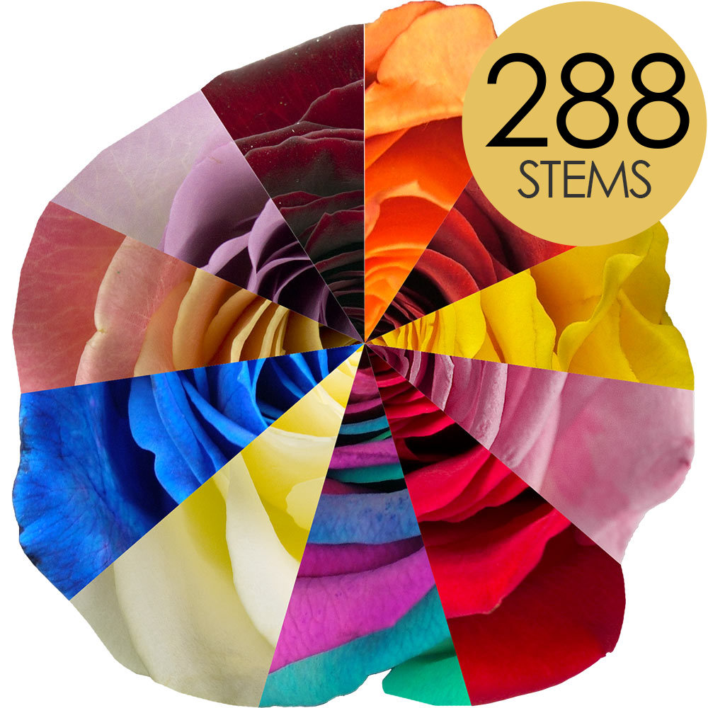 288 Bulk Customised Roses