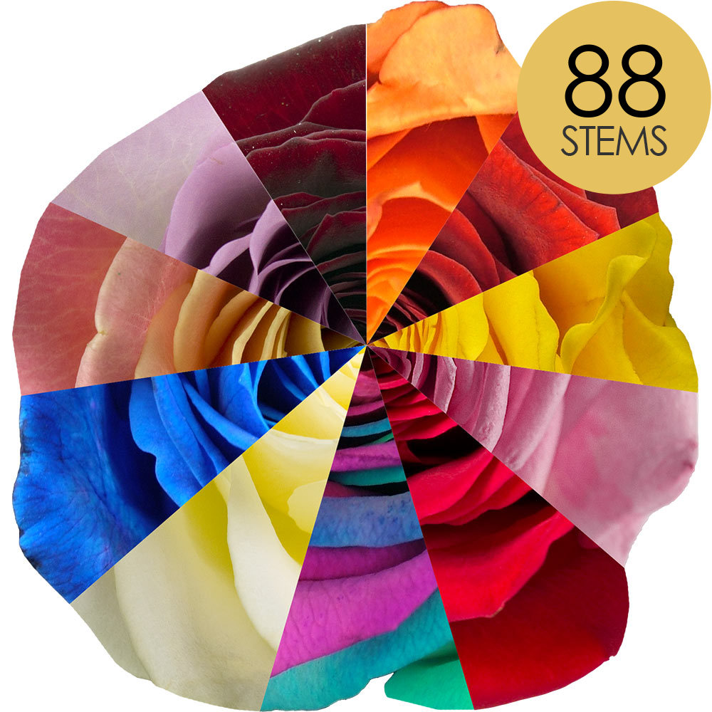 88 Customised Roses