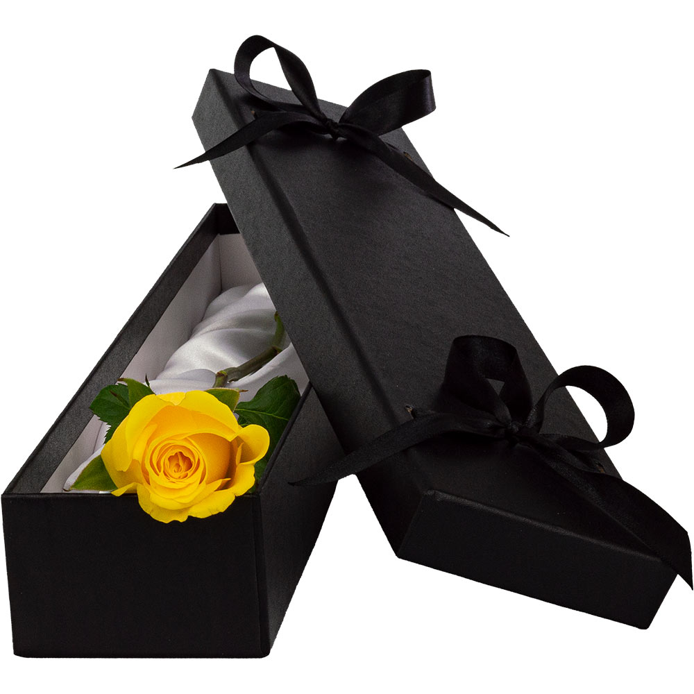 Image of Single Luxury Yellow Rose