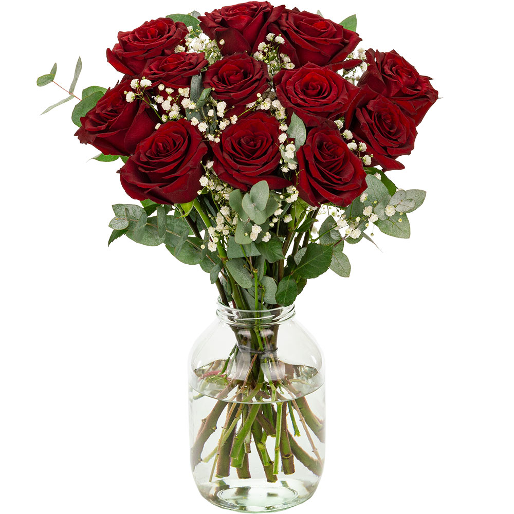 Buy 100 Red (Naomi) Roses and get a free name-a-rose worth £4.99
