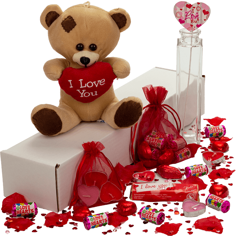 Romance Pack with Single-Stem Vase